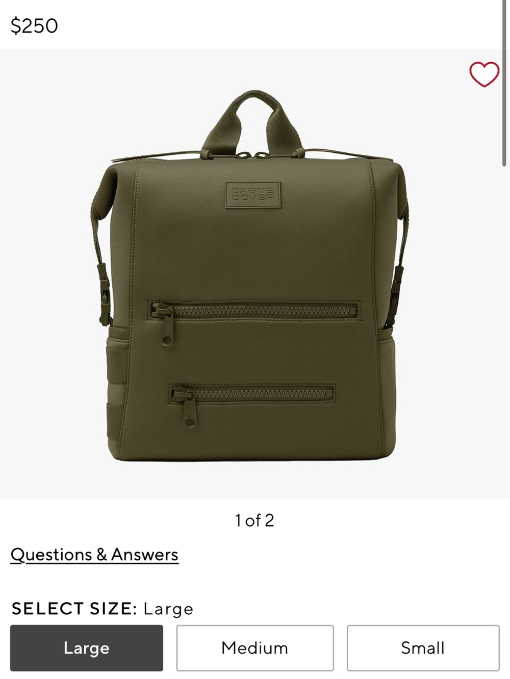 Dagne Dover diaper bag with accessories